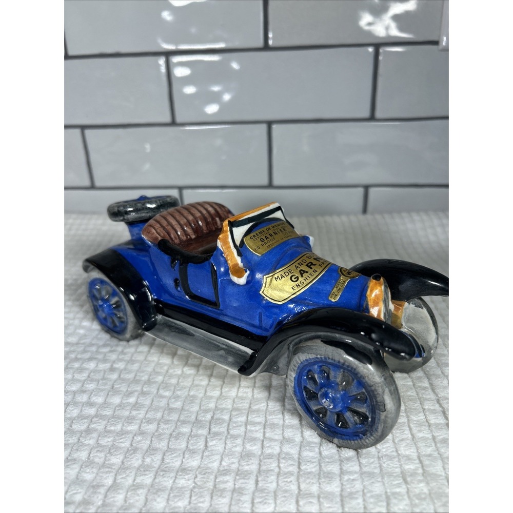 Vtg Garnier Liqueurs Decanter 1913 Fiat Roadster Collectible